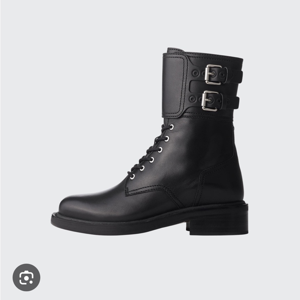 NEW Rag & Bone lace up moto boots size 39